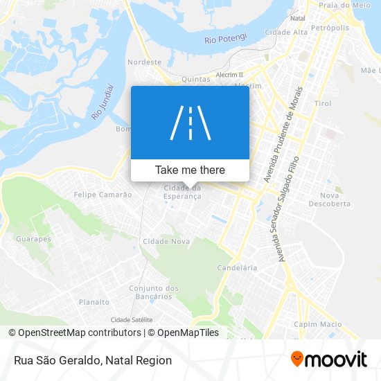 Rua São Geraldo map