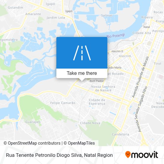 Rua Tenente Petronilo Diogo Silva map