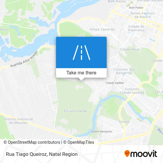 Rua Tiago Queiroz map