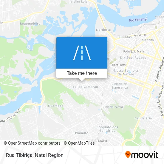 Rua Tibiriça map