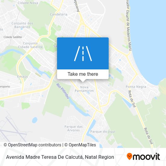 Avenida Madre Teresa De Calcutá map