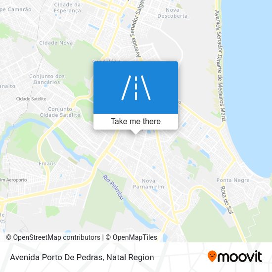 Avenida Porto De Pedras map