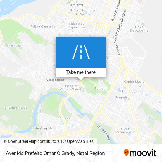 Avenida Prefeito Omar O'Grady map