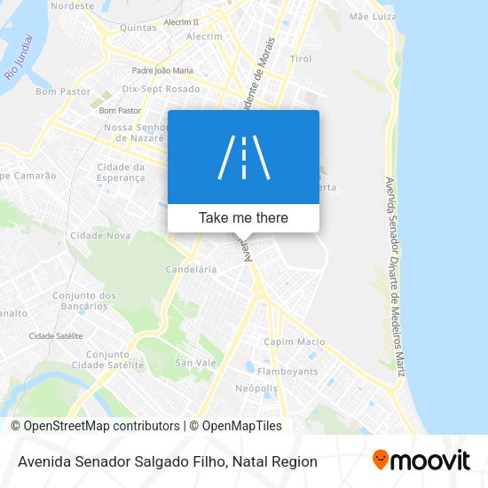 Avenida Senador Salgado Filho map