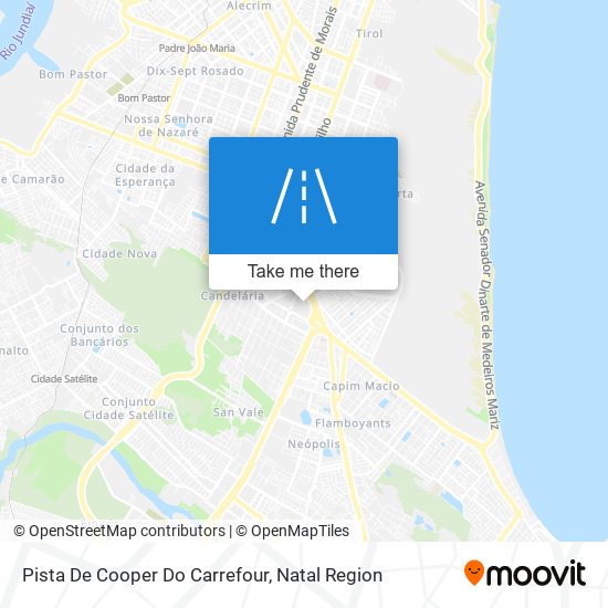 Pista De Cooper Do Carrefour map