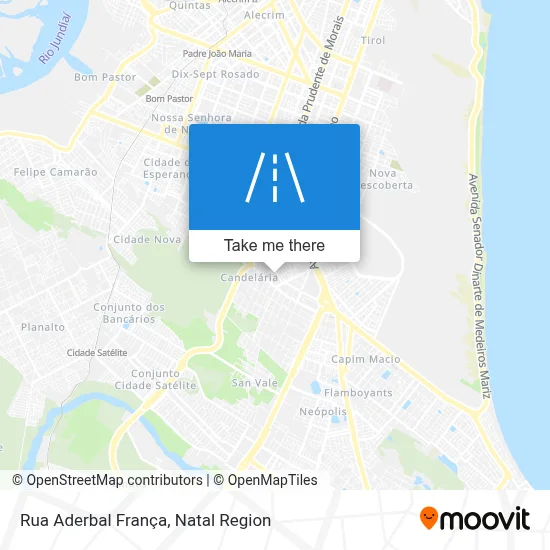 Rua Aderbal França map