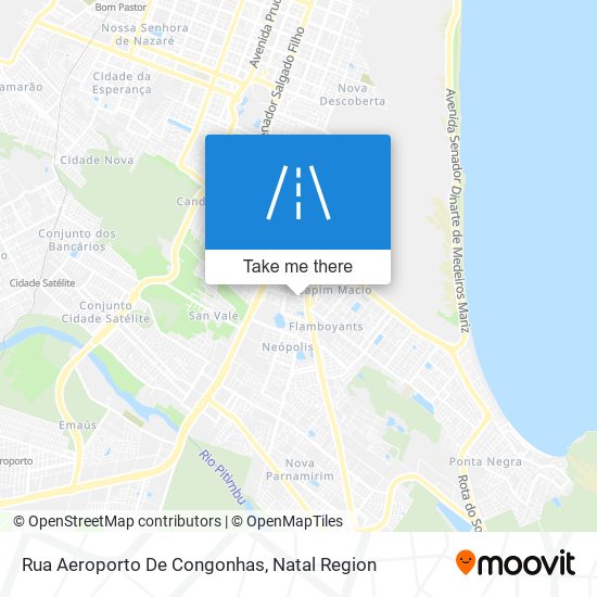 Rua Aeroporto De Congonhas map