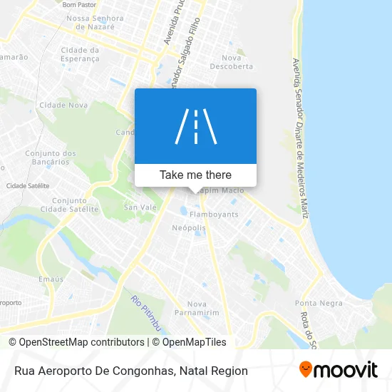 Rua Aeroporto De Congonhas map