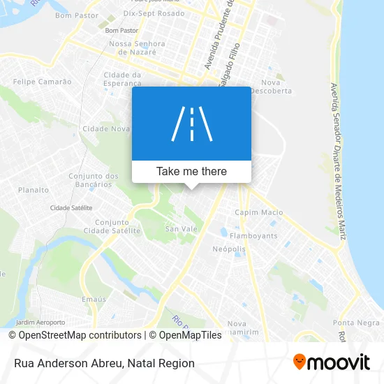 Rua Anderson Abreu map