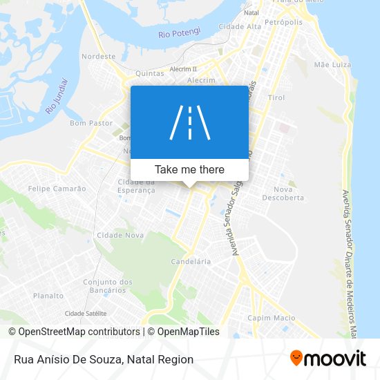 Rua Anísio De Souza map