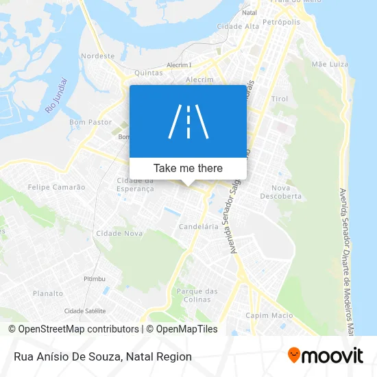 Rua Anísio De Souza map