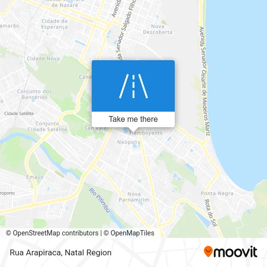 Rua Arapiraca map