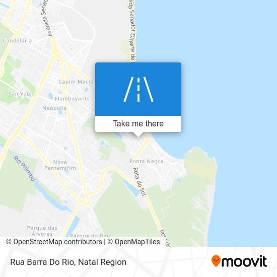 Rua Barra Do Rio map