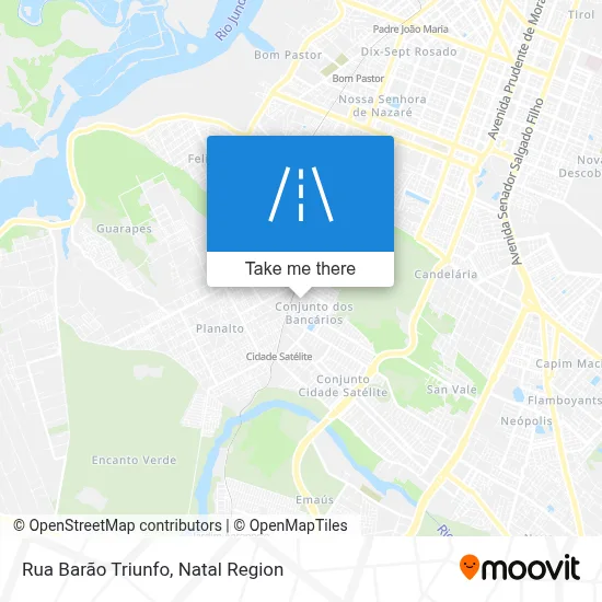 Rua Barão Triunfo map