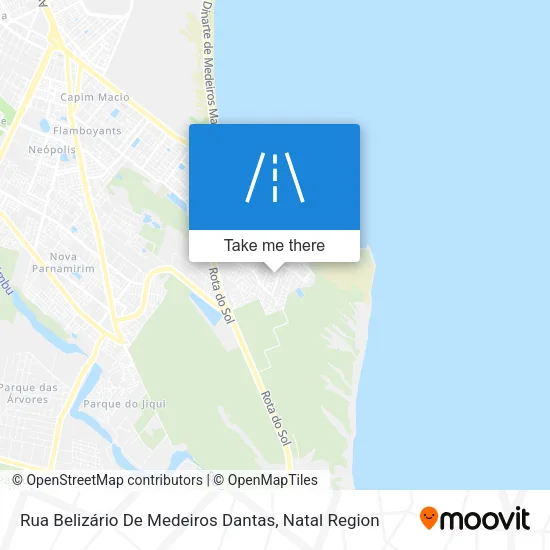 Rua Belizário De Medeiros Dantas map