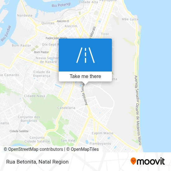Rua Betonita map