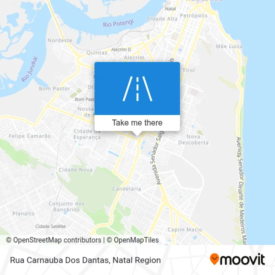 Rua Carnauba Dos Dantas map