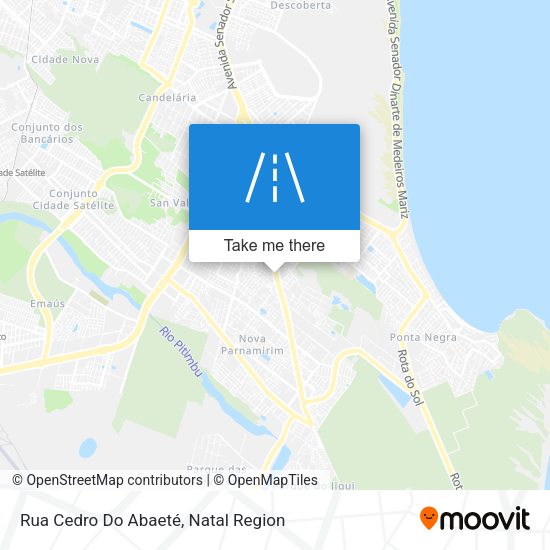 Rua Cedro Do Abaeté map