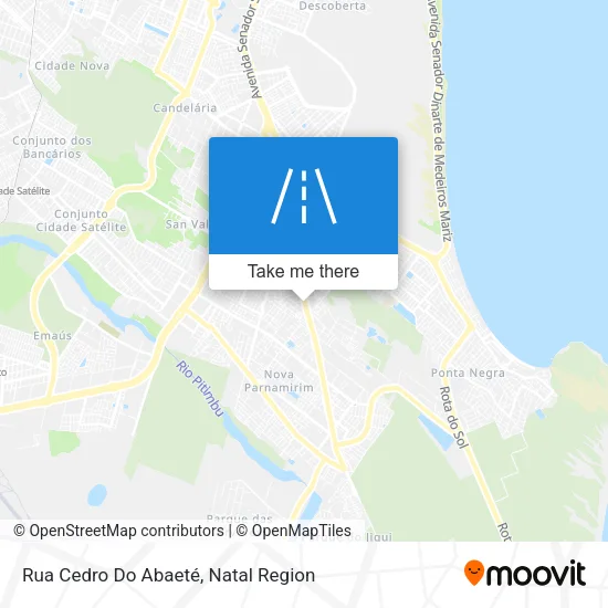 Rua Cedro Do Abaeté map