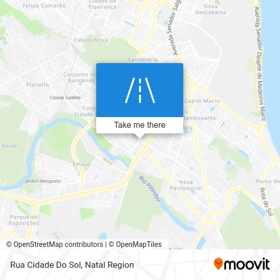 Rua Cidade Do Sol map