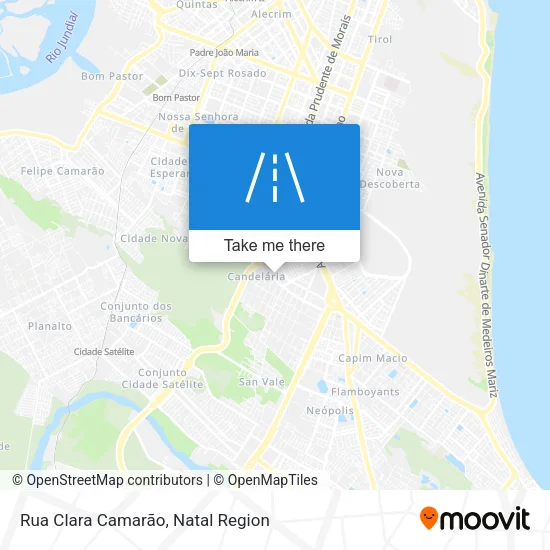 Rua Clara Camarão map