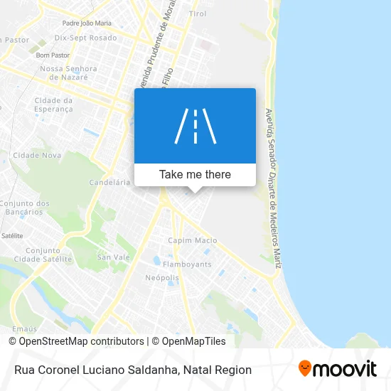 Rua Coronel Luciano Saldanha map