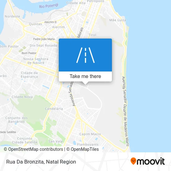 Rua Da Bronzita map