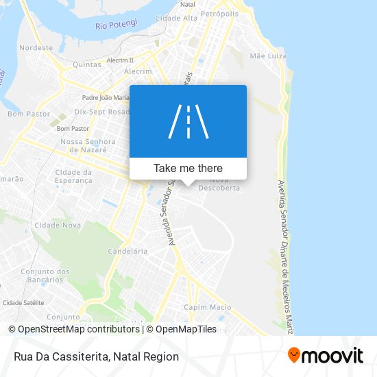 Rua Da Cassiterita map