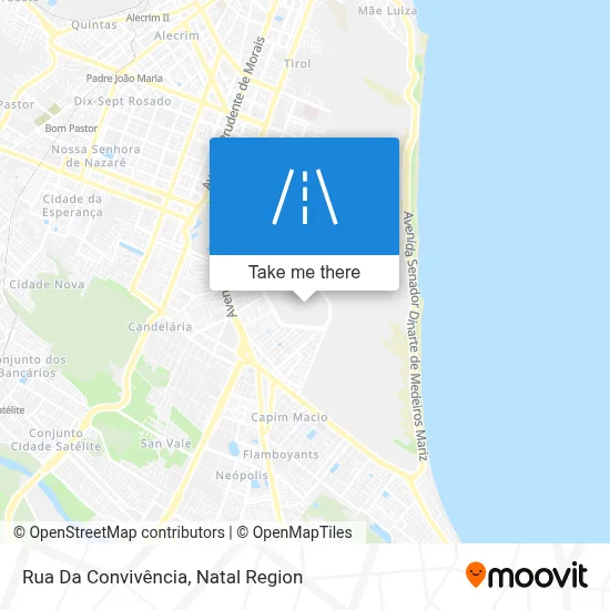 Rua Da Convivência map