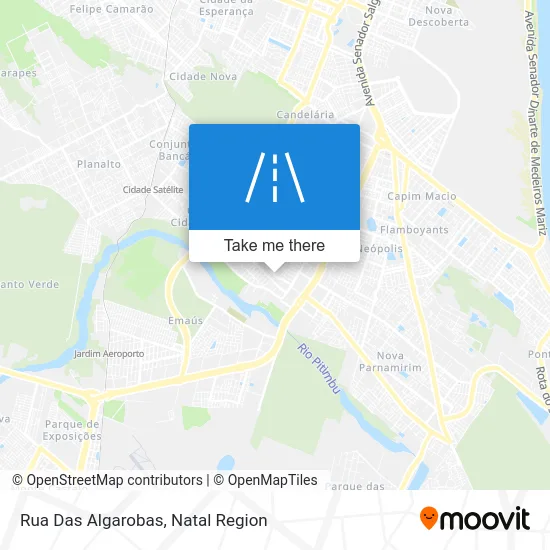 Rua Das Algarobas map