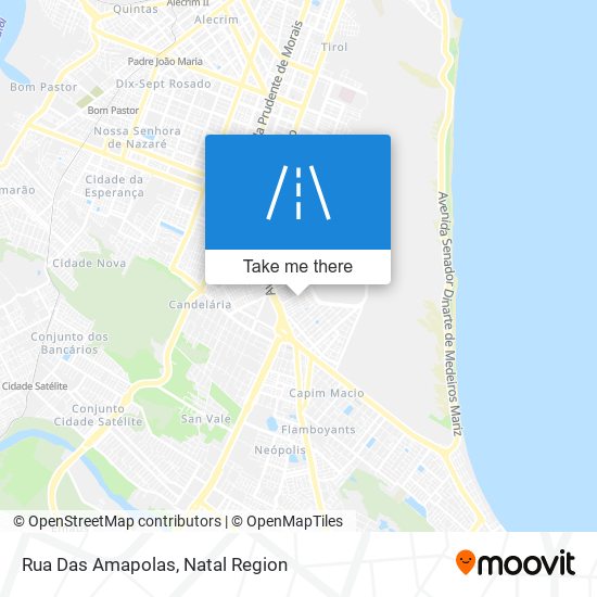 Rua Das Amapolas map