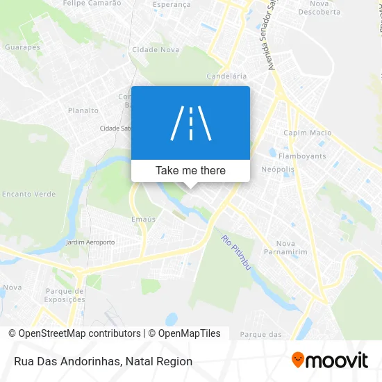 Rua Das Andorinhas map