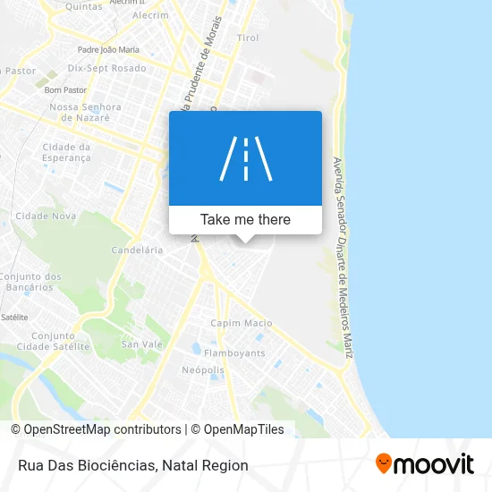 Rua Das Biociências map