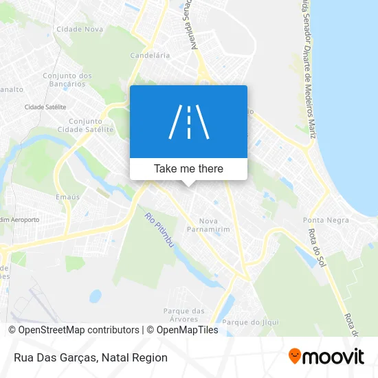 Rua Das Garças map