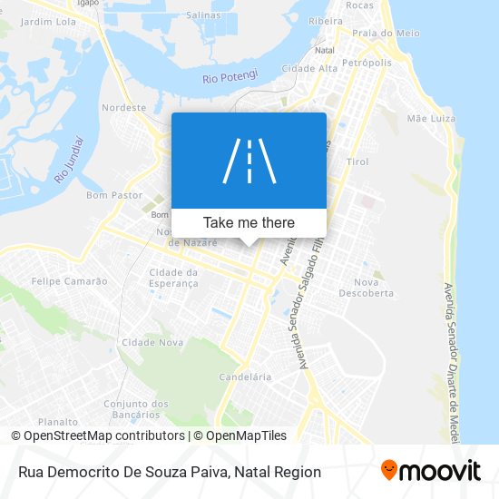 Rua Democrito De Souza Paiva map