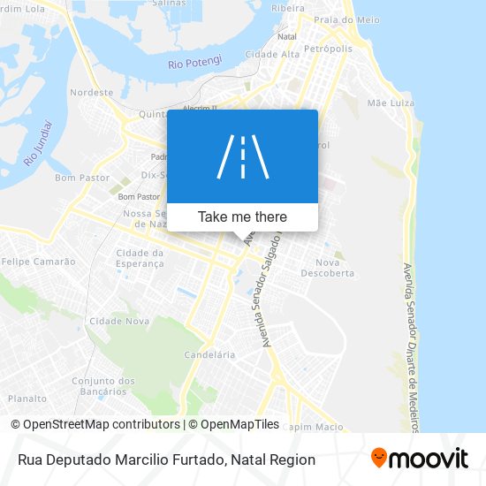 Mapa Rua Deputado Marcilio Furtado