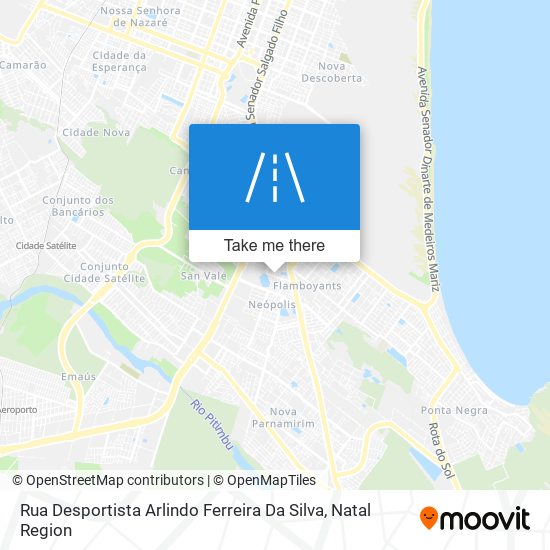 Rua Desportista Arlindo Ferreira Da Silva map