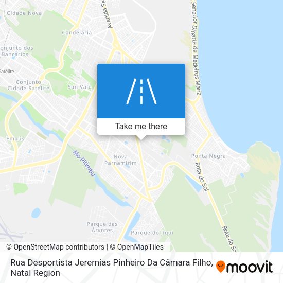 Rua Desportista Jeremias Pinheiro Da Câmara Filho map