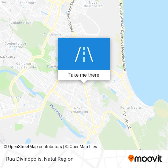 Rua Divinópolis map