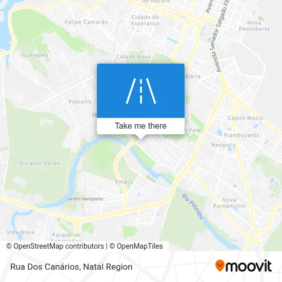 Rua Dos Canários map