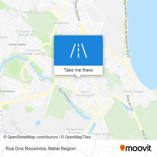 Rua Dos Rouxinóis map