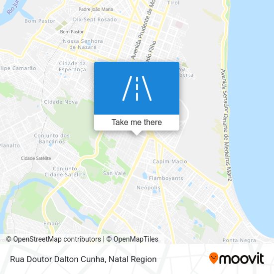 Rua Doutor Dalton Cunha map