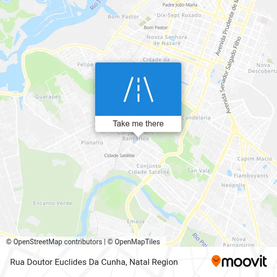 Rua Doutor Euclides Da Cunha map