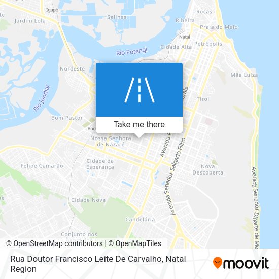 Rua Doutor Francisco Leite De Carvalho map