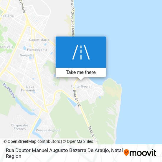 Mapa Rua Doutor Manuel Augusto Bezerra De Araújo