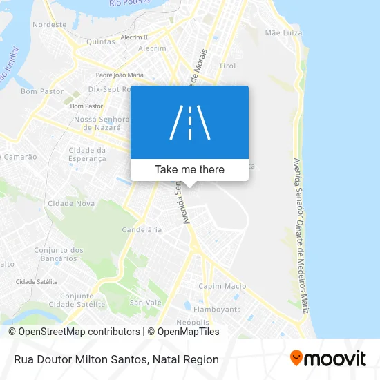 Rua Doutor Milton Santos map