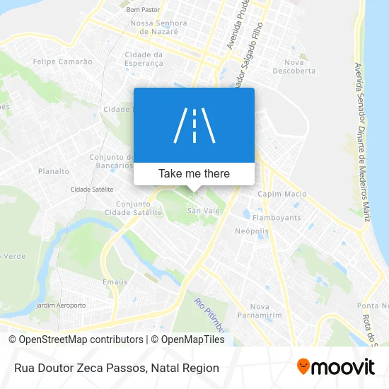 Rua Doutor Zeca Passos map