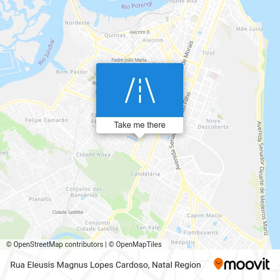 Rua Eleusis Magnus Lopes Cardoso map