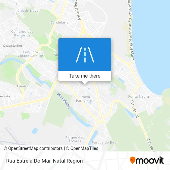 Rua Estrela Do Mar map