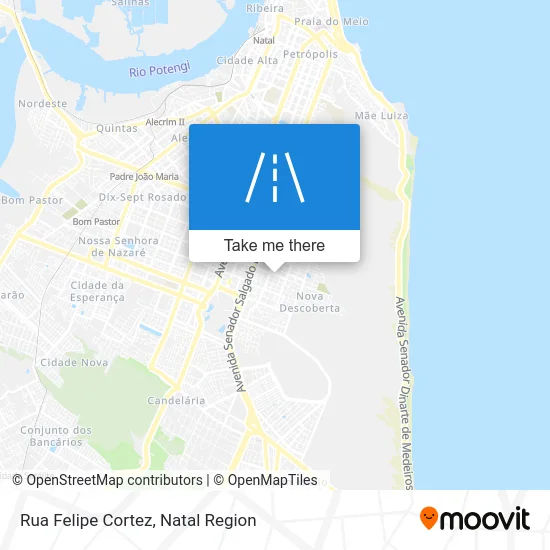 Rua Felipe Cortez map